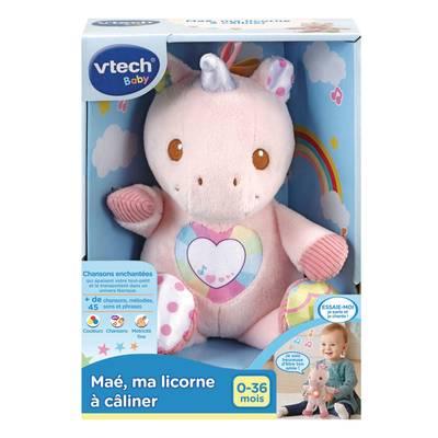 3417765281051 - Vtech - Maé ma licorne à câliner - Peluche musicale