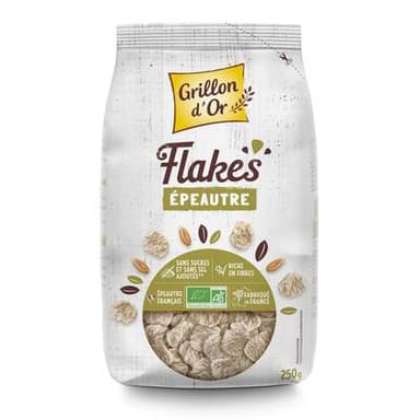 Grillon Or Flakes à l'Epeautre BIO, 250g