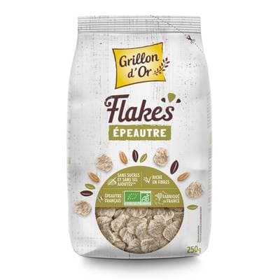 Grillon Or Flakes à l'Epeautre BIO, 250g
