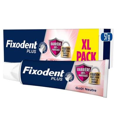 Fixodent Crème adhésive pour prothèses totales et partielles, 57g