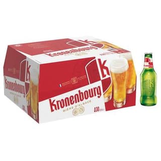 Kronenbourg Bière blonde 4.2%, 30x25cl