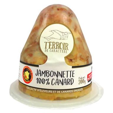 Terroir de Caractère Jambonnette Pur Canard, 200g