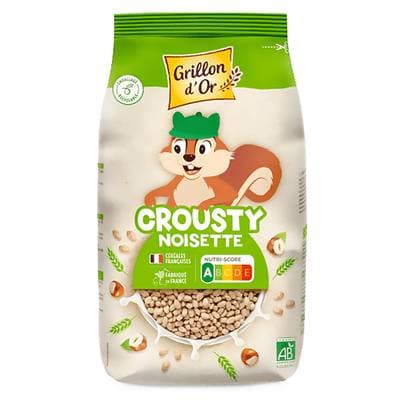 Grillon Or Céréale Crousty Noisette Bio, 375g
