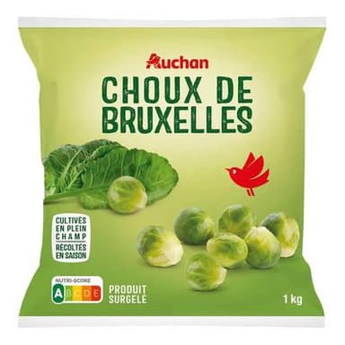 Auchan Choux de Bruxelles, 1kg