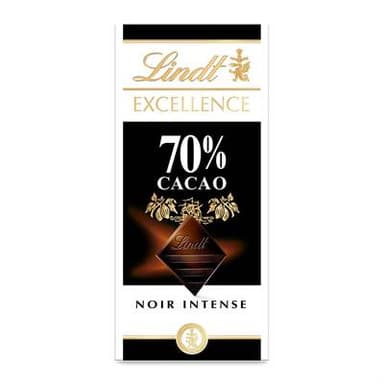 Lindt Excellence noir intense 70%, 100g