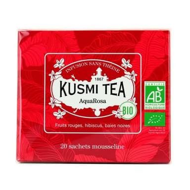 Kusmi Tea Infusion AquaRosa Bio, 20 sachets
