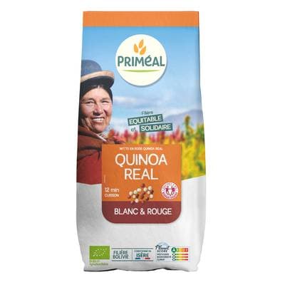 Priméal Duo de Quinoa Blanc et Rouge, bio, 500g