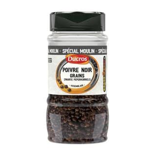 Ducros Poivre Noir en grain force 6, 200g