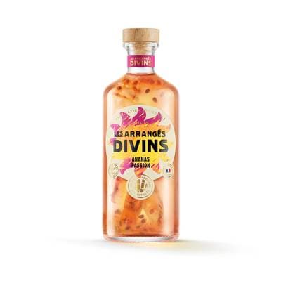 Les Arrangés Divins Rhum arrangé passion ananas 25°, 70cl