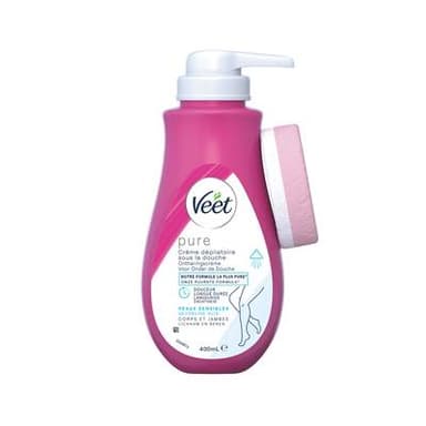 Veet Crème dépilatoire sous la douche peau semsible, 400ml
