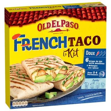 Old el Paso Kit Standard French Taco Doux, 385g