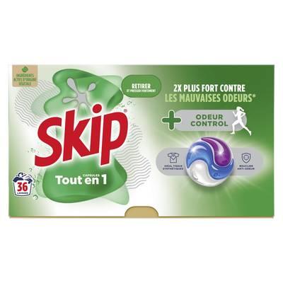Skip - Capsules Lessive Tout en 1 Odeur Control+