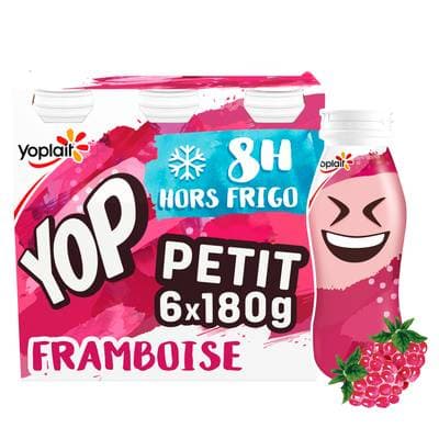 Yop Yaourt à Boire Framboise, 6x180g