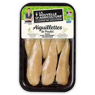 La Nouvelle Agriculture Aiguillettes de Poulet Jaune Bleu Blanc Coeur, 200g
