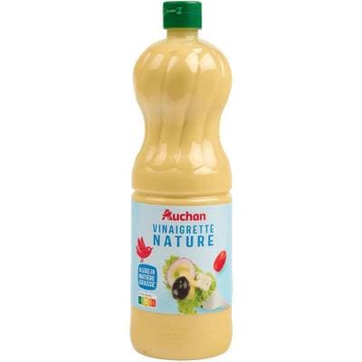 Auchan Vinaigrette allégée nature, 1L
