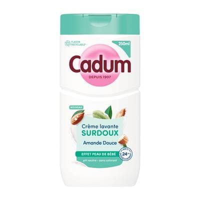 Cadum Crème Lavante Surdoux Amande Douce, 250ml