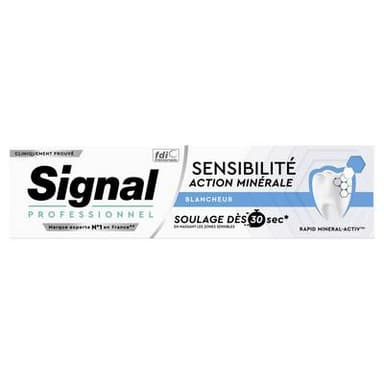Signal Dentifrice Sensibilité Action Minérale Blancheur, 75ml