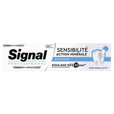 Signal Dentifrice Sensibilité Action Minérale Blancheur, 75ml