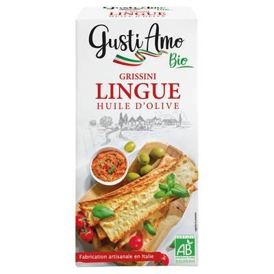 Gusti Amo - Gressin Lingue à l'Huile d'Olive Bio