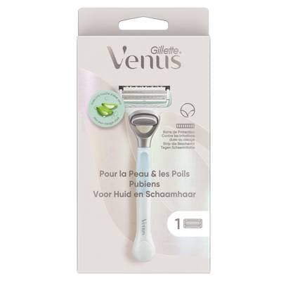 Gillette Venus Rasoir Satin Care Pour Femme Peau Sensible Aloe Vera