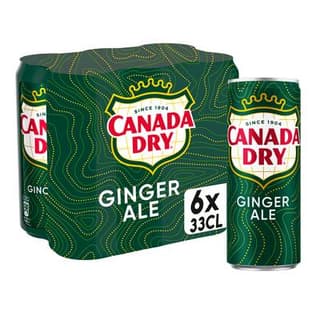 Canada-Dry Boisson gazeuse saveur gingembre, 6x33cl