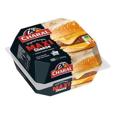 Charal Burger Maxi Cheese, 220g