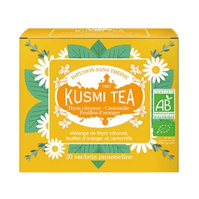 Kusmi Tea  Thym Citron Camomille Bio, 20 sachets