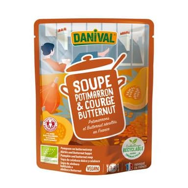 Danival Soupe Potimarron Butternut bio, 50cl