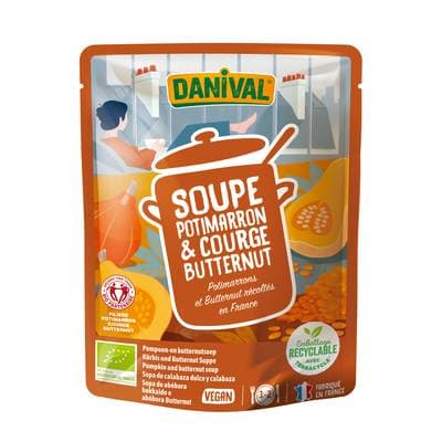 Danival Soupe Potimarron Butternut bio, 50cl