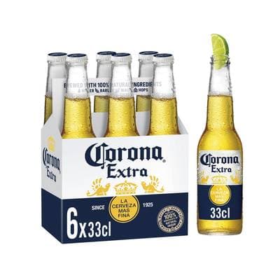 Corona Bière Blonde 4,5%, 6x33cl
