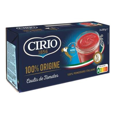 Cirio Coulis de Tomates - Passata, 3x200g