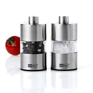 Adhoc 2 mini moulins sel & poivre avec broyeur, 6,2  cm