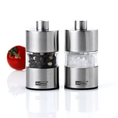 4037571320752 - Adhoc - 2 mini moulins sel & poivre avec broyeur