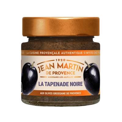 Jean Martin de Provence Tapenade aux olives noires Grossane de Provence, 100g