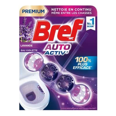 Bref Wc Bloc wc lavande efficacité premium, 1 bloc wc