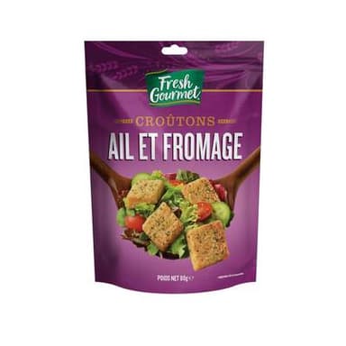 Les crudettes Crouton Ail et Fromage, 80g
