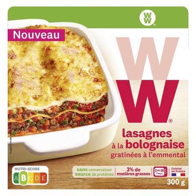 WW Lasagne à la Bolognaise Gratinée à l'Emmental, 300g