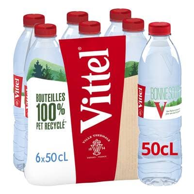 Vittel Eau minérale naturelle, 6x50cl
