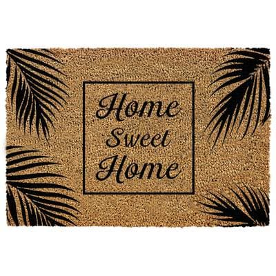 Arvix Tapis coco imprimé Palmeraie, 40 x 60 cm