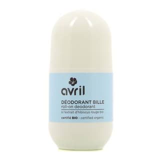Avril Déodorant bille à l'extrait d'hibiscus rouge bio, 50ml