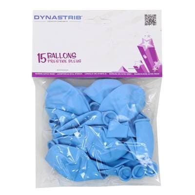 Dyna Party Ballons Prestige Bleu, 15 ballons