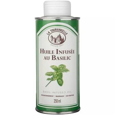 La Tourangelle Huile de Colza Infusée Basilic, 25cl
