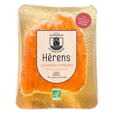 Herens Moelleux de Saumon Fumé aux Baies Roses, 120g
