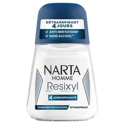 Narta Homme Déodorant Bille pour Homme Resixyl Détranspirant, 50ml