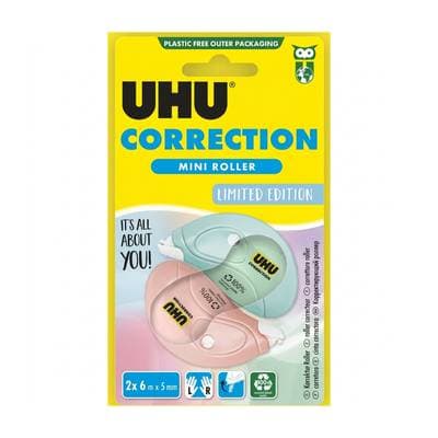 Uhu 2 minis rubans correcteurs, 6m x 5mm