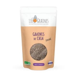 110 Graines Graines de Chia Bio - Superaliments, 350g