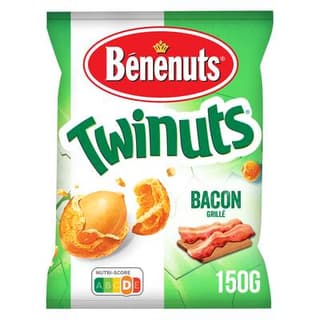 Benenuts Twinuts goût Bacon, 150g