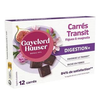 Gayelord Hauser Carré Transit Digestion+ Figues et Magnolia, 120g