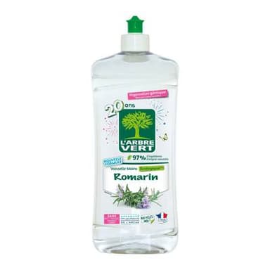 L'arbre Vert Liquide vaisselle Romarin Hypoallergénique, 750ml