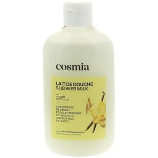 COSMIA Lait de douche aux extraits de vanille et de lait d'Avoine, 250ml